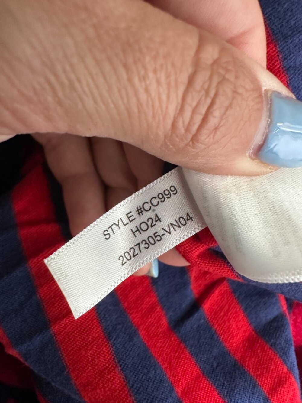 2/$30 J. Crew Vintage Jersey Long-sleeve T-shirt in Stripe #A1967 - Picture 6 of 8